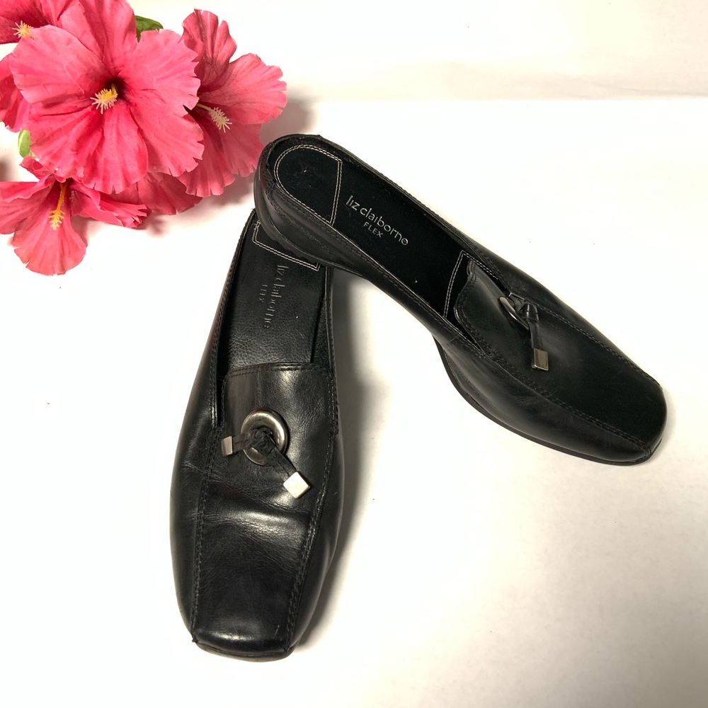 Liz Claiborne Flex Women's Black Leather S…